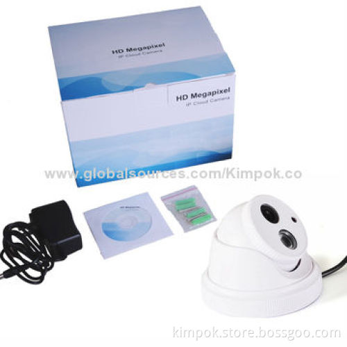 2.0 Megapixel P2P IP Dome Camera, Day and Night Vision
